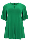 Tunic wide bottom circle sleeve DOLCE - green - #4