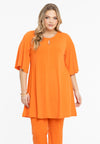Tunic wide bottom circle sleeve DOLCE - orange