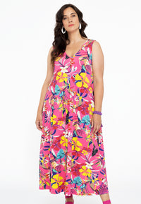 Dress sleeveless ALIS - pink - #2