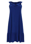 Sleeveless dress frill strap DOLCE - indigo - #4