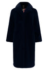 Coat faux fur - blue - #3