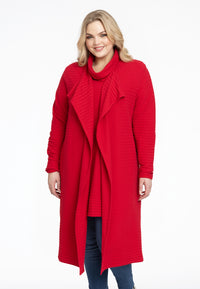 Cardigan RIB - red - #1