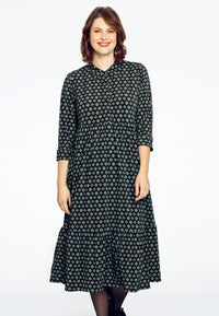 Dress ruffled BARONNE - black - #2
