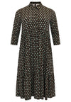 Dress ruffled BARONNE - black - #3