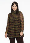 Tunic flare turtle neck INFINITY mousse - black - #2