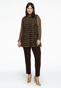 Tunic flare turtle neck INFINITY mousse - black - #1