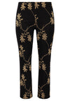 Trousers LUREX FLOWER - black - #4