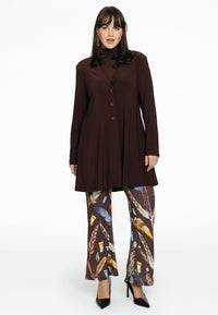 Trousers bootcut FEATHERS - brown - #1