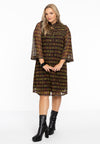 Dress ruffled yoke INFINITY - black - #1