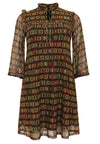 Dress ruffled yoke INFINITY - black - #3