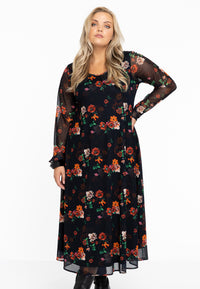 Dress long BABY ROSE - black - #2
