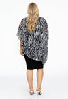 Tunic voile ZEBRA - black - #3