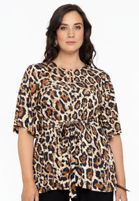Tunic belt LEOPARD - light brown - #2