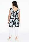 Singlet flare V-neck CALYPSO - black - #3
