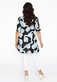Tunic wide bottom CALYPSO - black - #3