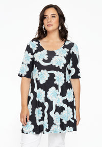Tunic wide bottom CALYPSO - black - #2