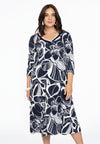 Dress rib neck SKETCH - blue - #2