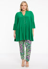 Tunic frilled long DOLCE - green - #5