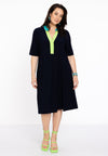 Dress A-line Colorblock DOLCE - blue - #1