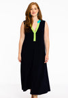 Dress sleeveless colorblock DOLCE - blue - #2