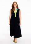 Dress sleeveless colorblock DOLCE - blue - #1