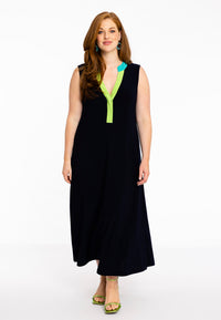 Dress sleeveless colorblock DOLCE - blue - #1