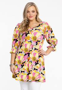 Tunic puff sleeve ABBY - black - #1