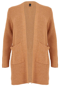 Cardigan Cocoon - mid brown - #4