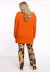 Pullover met col Teddy - orange - #3