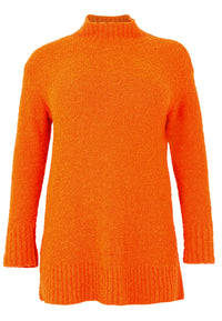 Pullover Collar KNIT ECO - orange - #2