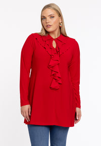 Tunic Double Volant DOLCE - red - #1