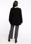 Trousers Bootleg STRIPES - black