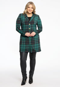 Blazer long TARTAN - green - #1