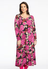 Dress A-line long ROSE - pink - #1