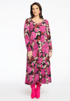 Dress A-line long ROSE - pink - #2