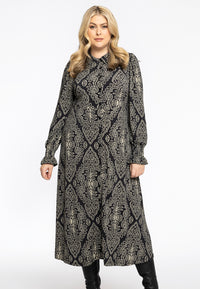 Dress buttoned SANSA - black - #2