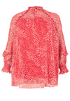Tunic ruffle ROSSA - red - #4