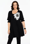 Tunic wide bottom GEMMI - black - #2