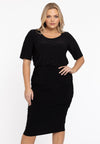 Skirt gathered DOLCE - black
