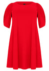 Dress puff sleeve DOLCE - red - #4