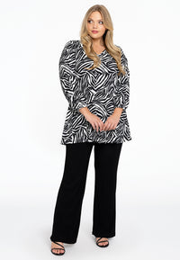 Tunic wide bottom ZAVI - black - #1