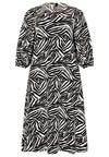 Dress puff sleeve ZAVI - black - #4