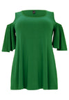 Tunic flare cut out DOLCE - green