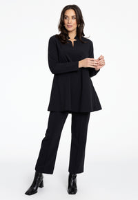 Tunic wide bottom SENSI - black - #1