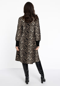 Dress leo rib neckline - black - #3