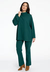 Pullover wide TYRA - dark green - #1