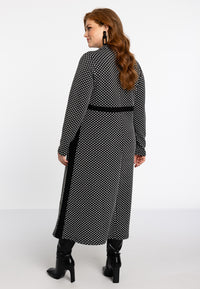 Dress Zipper JAQUARD KNIT - black - #3