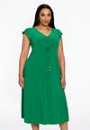 Dress cap sleeve DOLCE - green