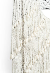 Envelope dripping beads - white - #2