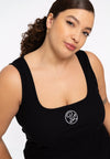 Tank logo rib LOUNGE - black